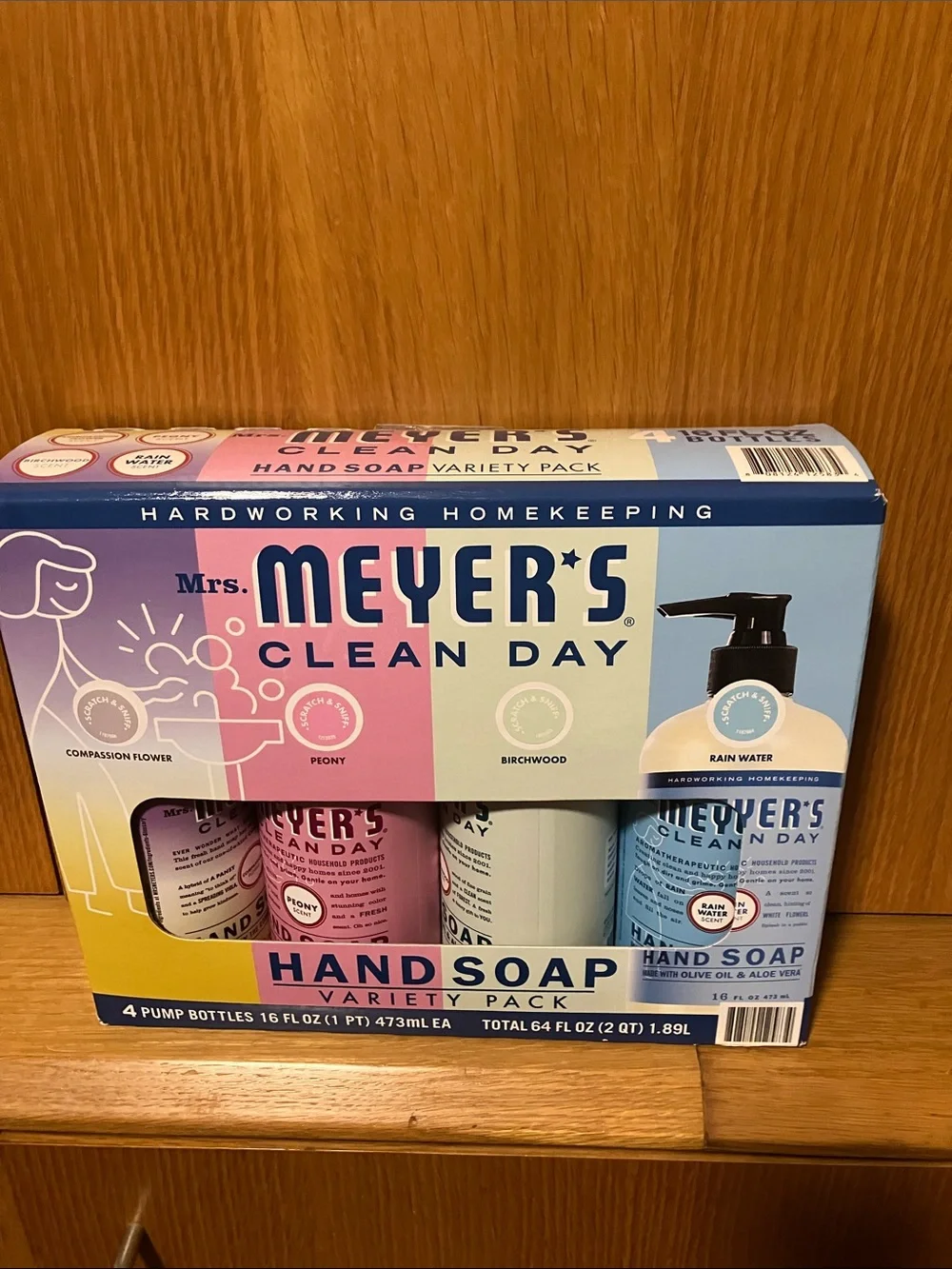 Hand Soap Variety Pack - Pink, Cream, Blue